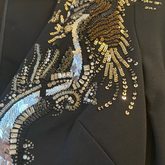 Roberto Cavalli Strech Embellished Plunge Neck - Picture 7 of 11